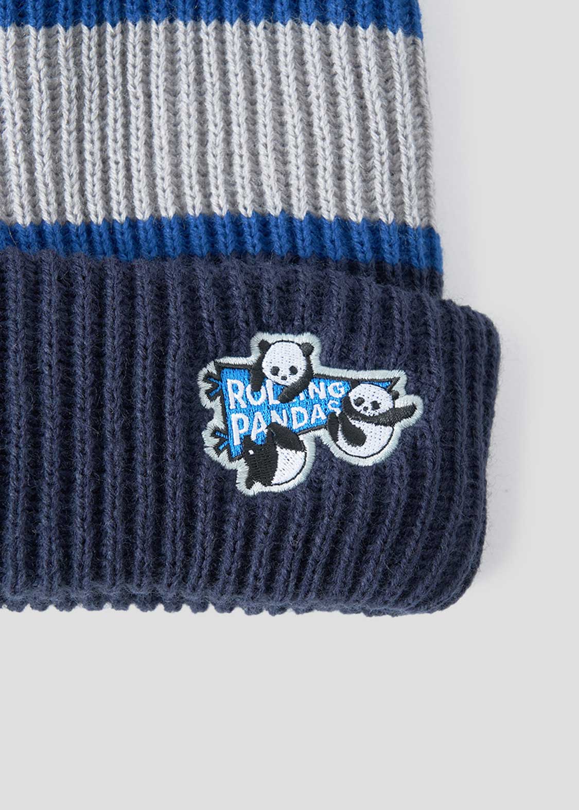 Rolling Pandas Pennant | Pom Pom Knit Line Cap - Image 4