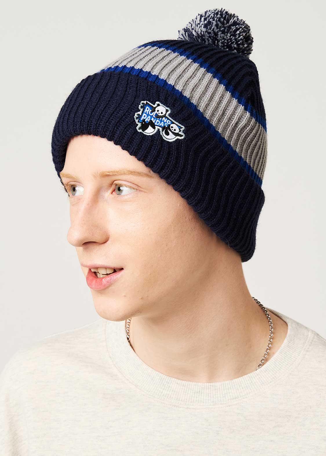 Rolling Pandas Pennant | Pom Pom Knit Line Cap - Image 7