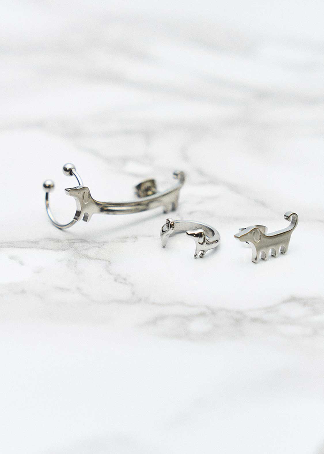 Nagasugiru Inu A | Ear Cuff Earrings - Image 6