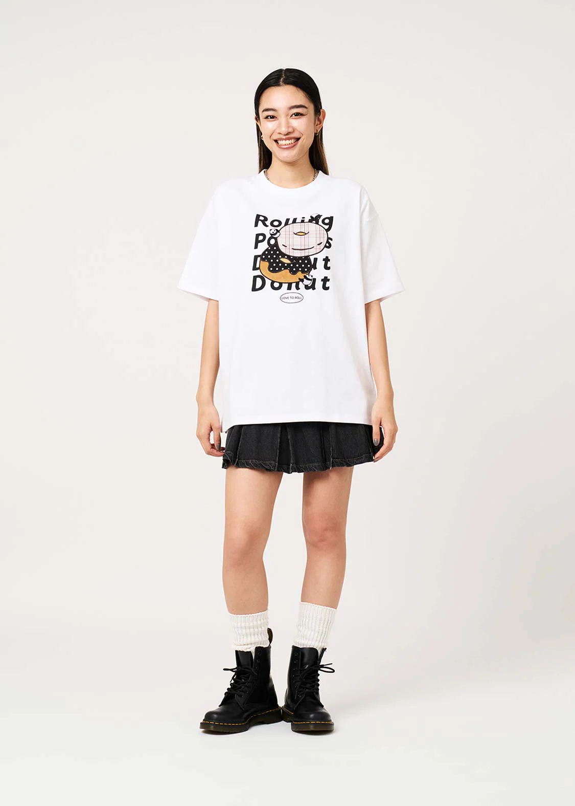 Rolling Panda's Donuts | Applique T-Shirt - Image 10
