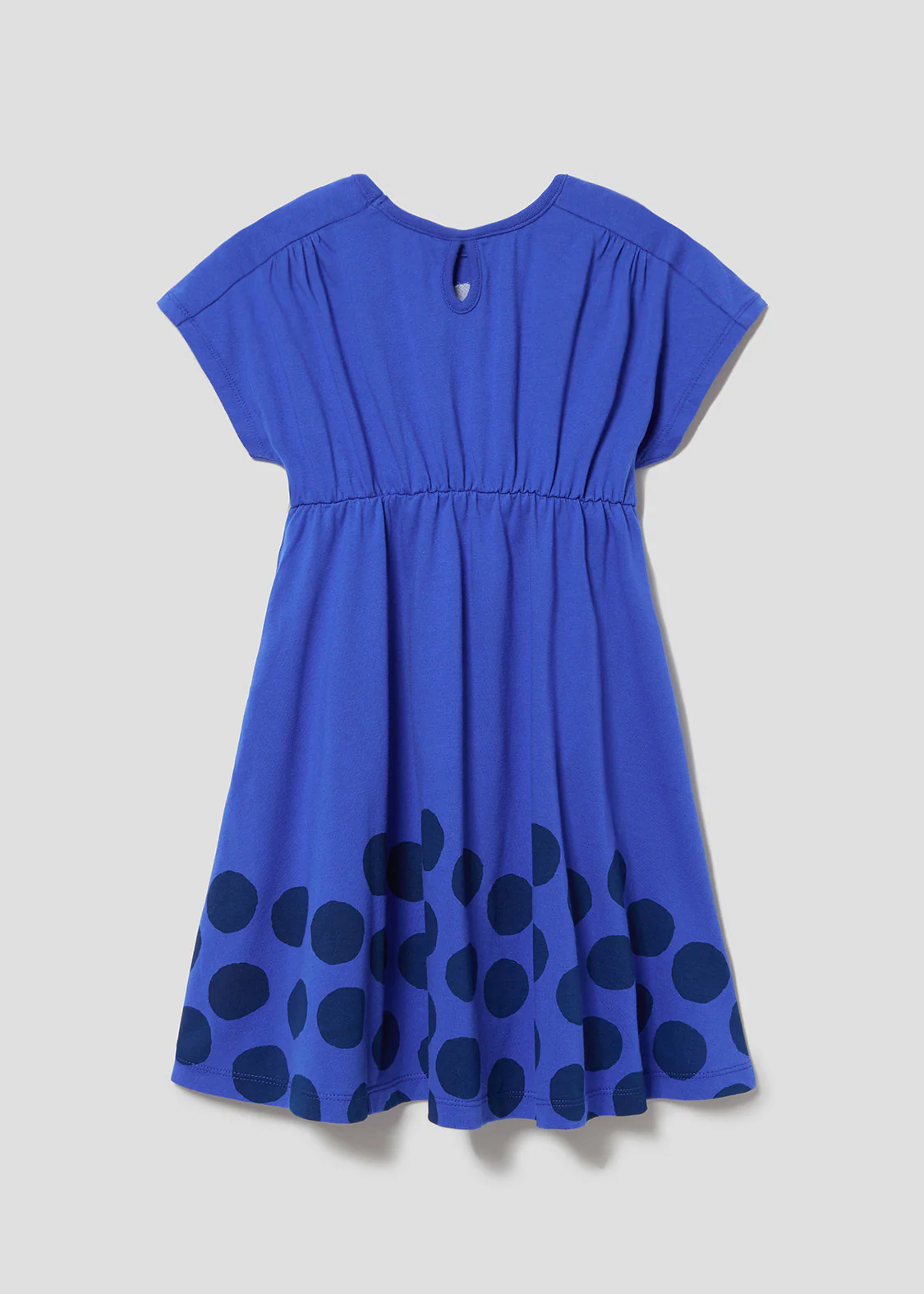 Waist Gather Short Sleeve One-Piece (Taro Gomi_Kingyo ga Nigeta Kingyosan Dots) - Baby - Image 10